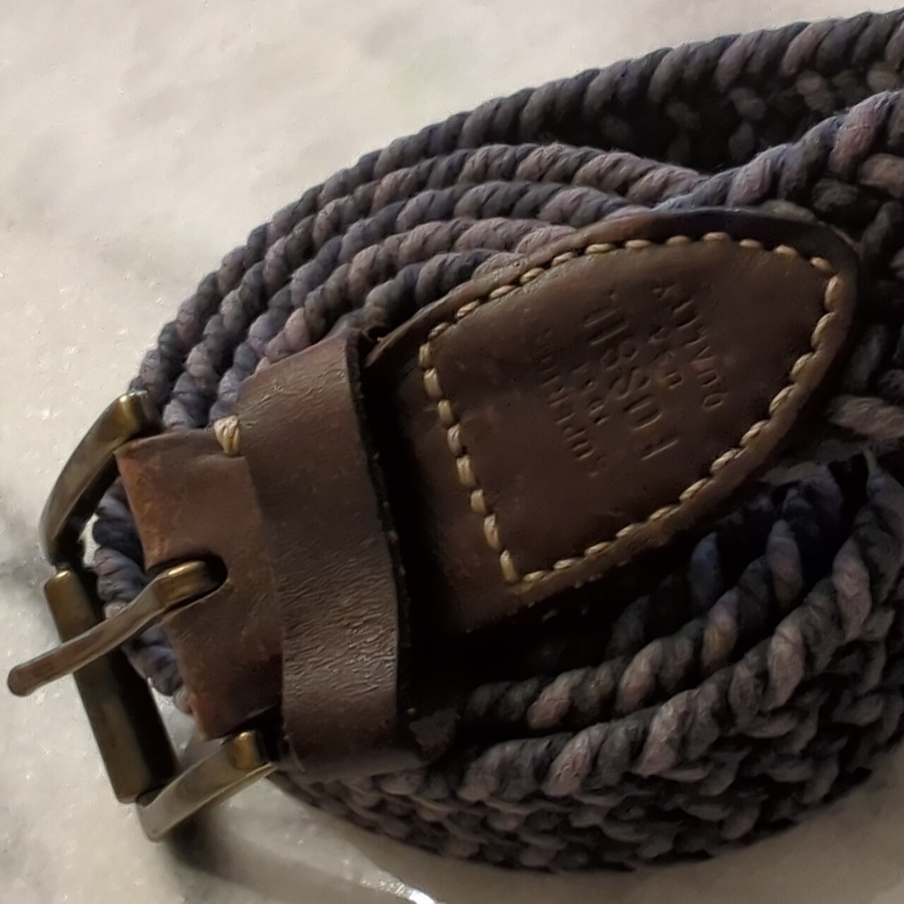 Vintage Fossil belt 46.5 total length